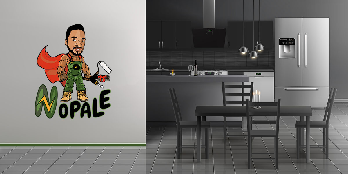 Nopale Logo et aménagement Cuisine