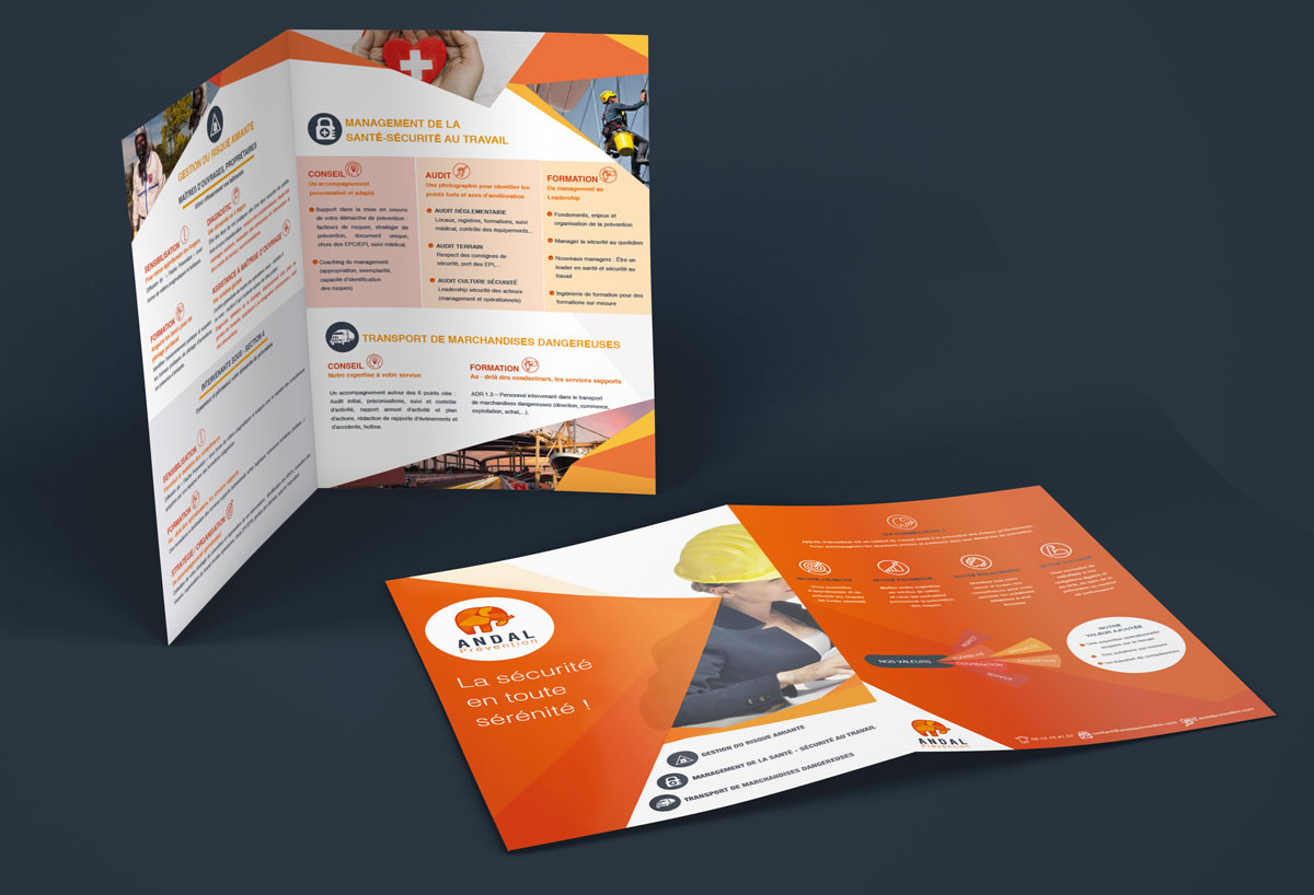 Conception et Realisation brochure entreprise