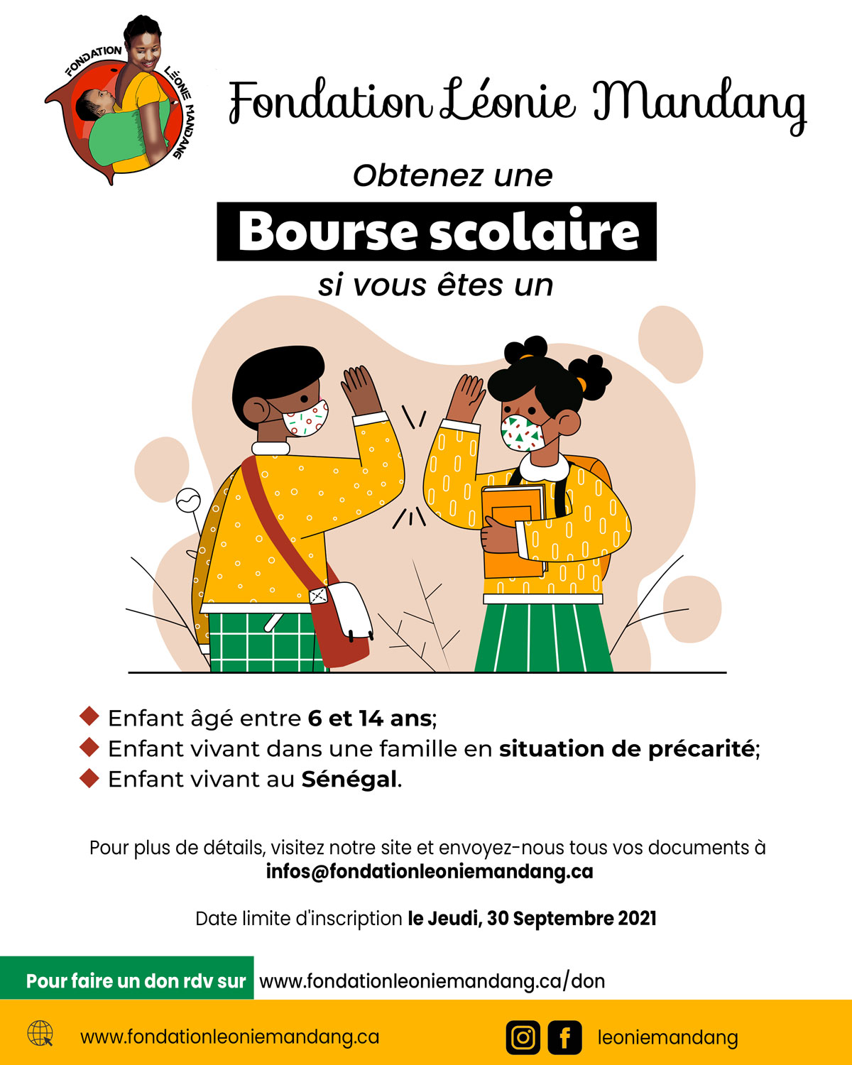 Design de Flyers pour la rentrée scolaire