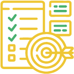 Pictogramme objectifs et planification